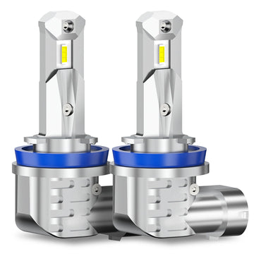 Autoone Headlight Bulb H11 LED Bulbs 6000K White 12000LM Fanless Upgarde Fog Light Blub